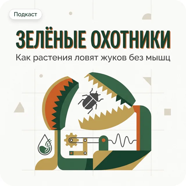 Зелёные охотники: как растения ловят жуков без мышц