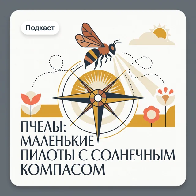 Пчелы: Маленькие пилоты с солнечным компасом