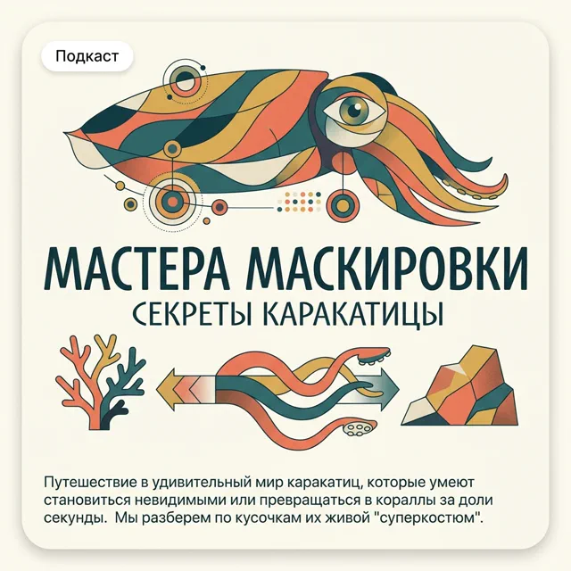 Мастера маскировки: Секреты каракатицы