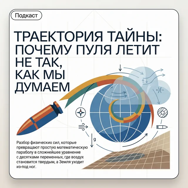 Траектория тайны: Почему пуля летит не так, как мы думаем