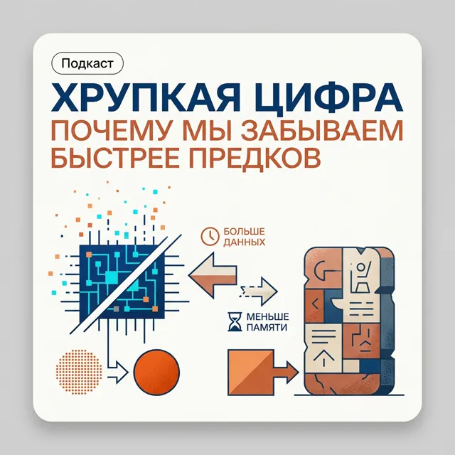 Хрупкая цифра: Почему мы забываем быстрее предков