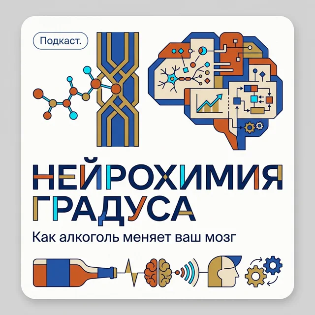 Нейрохимия градуса: Как алкоголь меняет ваш мозг